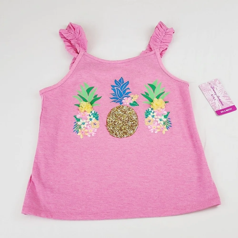 Tommy Bahamas Girls Pineapple Tanks Top